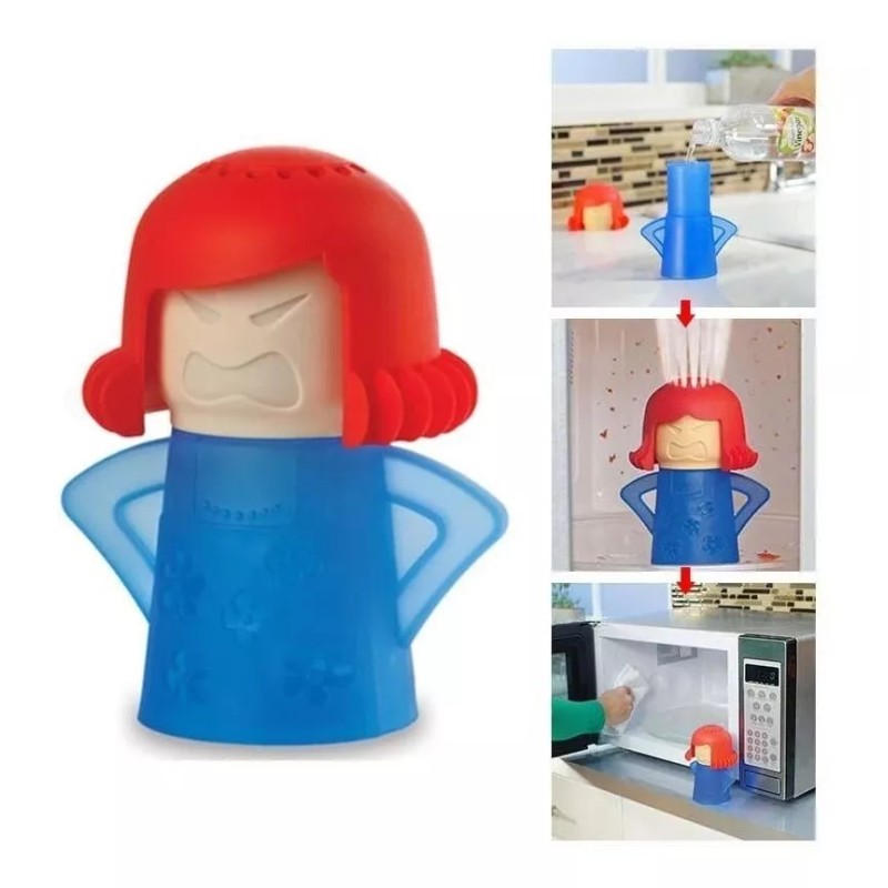 Angry Mama Limpia Microondas Angry Mama Sin Esfuerzo Rapido Sin