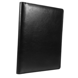 SHOWERORO Office Portfolio Interlayer Bag A5 Document Organizer Binder Metal Clip File Holder