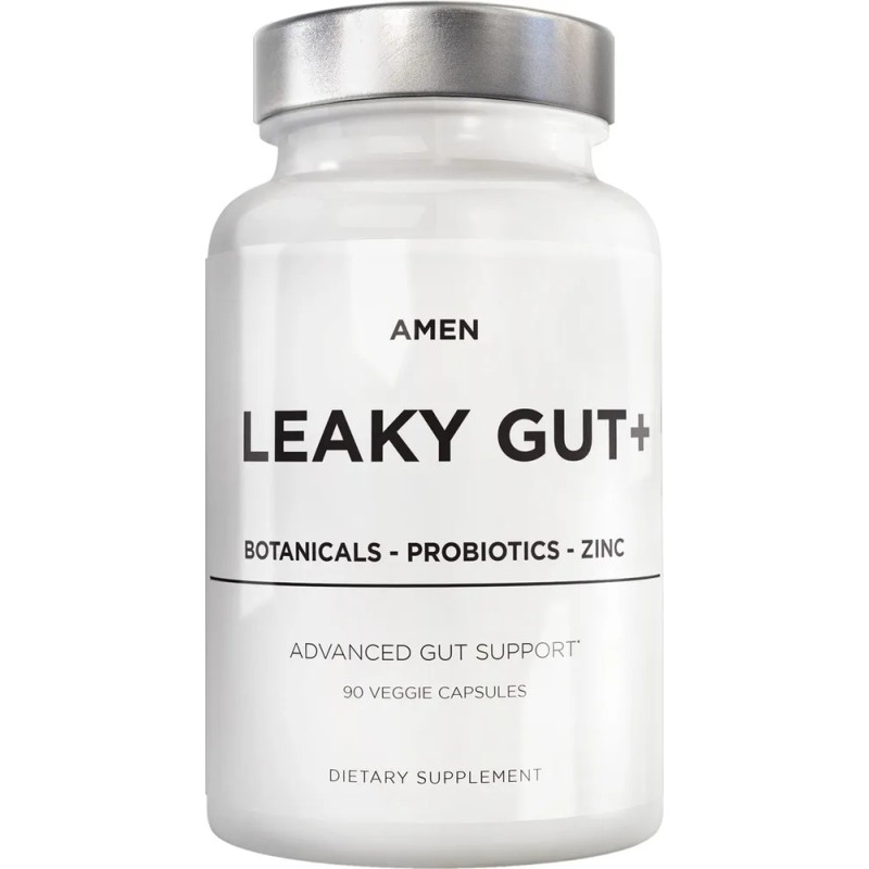Amen Intestino Permeable Zinc Comprimidos Veganos Sin Gluten 90 Unid