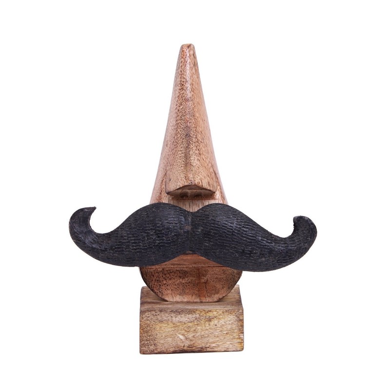The Indian Arts Repose lunettes standard avec moustache noire en