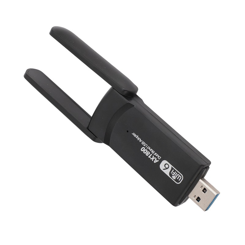 USB WiFi 6 Adapter 1800Mbps 2.4G 5G Dual Band Wireless