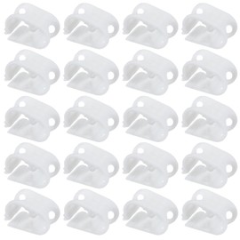 PATIKIL 20 Pack Plastic Tubing Clamps, 1/8"-1/4" Adjustable Tube Clamp Laboratory Pinch Valve Flow Control Hose Clamp for Hose Flow