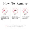 MERVF Square Press on Nails Short Fake Nails Red Brown