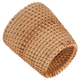 Gatuida 1pc Woven Pen Holder Hand Woven Pen Organizer for Desk Compact Storage Basket for Office and Home Use Decorative Sundries Container