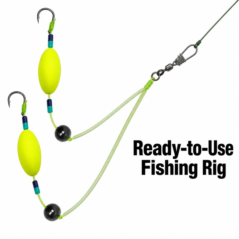 5 Packs Carp Fishing Hook Rig Set – Reverse Off-Bottom