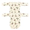 Junior Joy Baby Bodysuits – 2 Pack Cream Printed for
