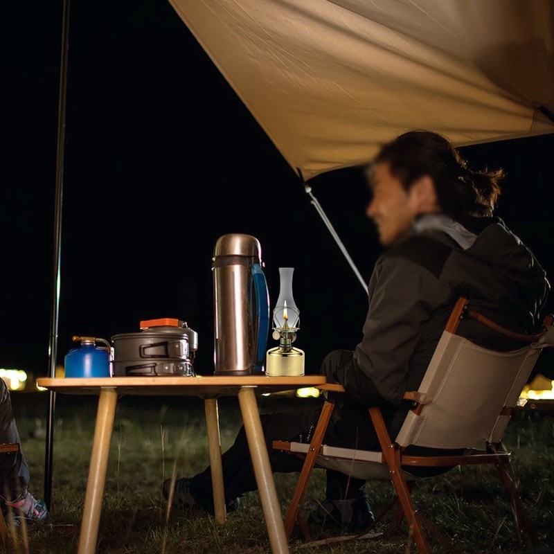 Outdoor Camping Gas Light Retro Style Atmosphere Lamp Portable Gas