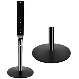 VAIIGO Heavy Duty Parking Sign Post Stand 49", 20lbs Cast Iron Base Sign Post for Outside Sign Holder, Yard Sign Stand, Street Sign Post, Black