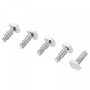 sourcing map Square Head Bolt, 5pcs M8x20mm Fully Thread 304