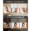 JUSRON 360 Viewing Angle Self Hair Cutting Mirror, Clear Anti-Fog