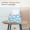2 Pack Tissue Box Cover Holder, Cat Paw Fish Bone