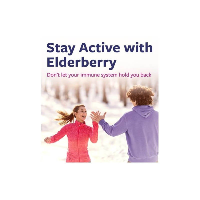 PURE CO Organic Elderberry 10:1 Extract 500mg Per 1 Capsule