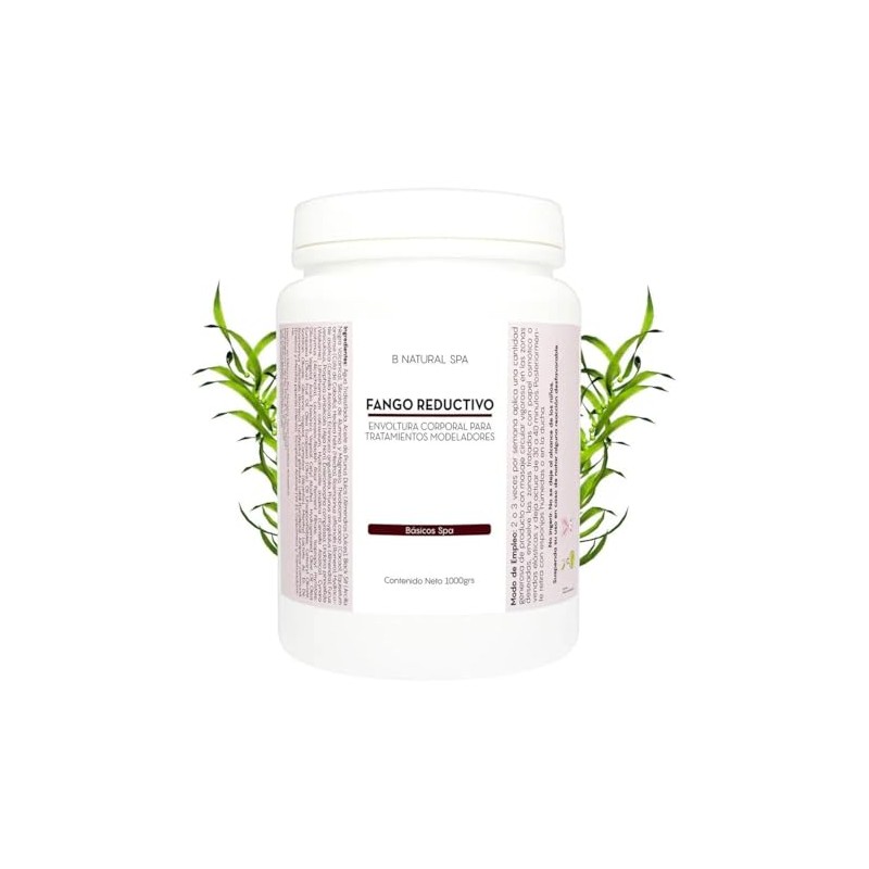 B Natural SPA Fango Reductivo, Envoltura Corporal para Tratamientos Modeladores,