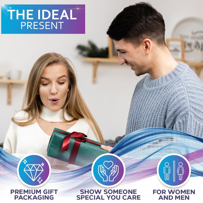 Aromatherapy Shower Steamers Gift Set, Six Fizzies - Uplifting, Relaxing,