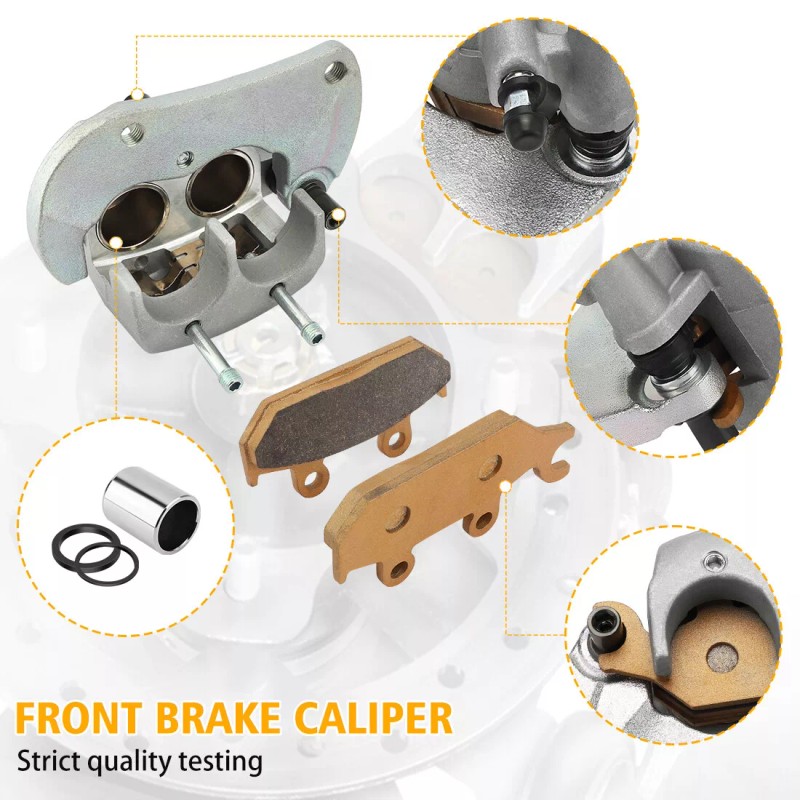 M MATI Front Brake Calipers W/Pads For Can-Am Maverick 1000R