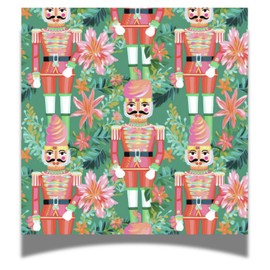 Fabuplates 24pc Colorful Nutcracker Cocktail Napkins - Luxuriously Absorbent 3ply Premium Quality Beverage Napkin Pack, Perfect for Holiday Parties, Christmas Gatherings, Festive Pattern