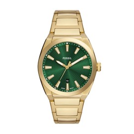 Reloj Fossil Everett FS6090 de acero inoxidable en color dorado para caballero