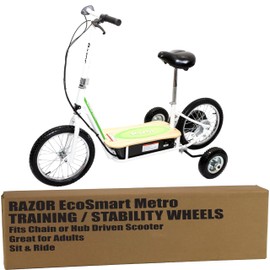 Hardline Products USA Training Wheels for Razor EcoSmart SUP Metro Electric Scooter