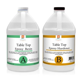 Table TOP EPOXY Resin 2 Gallon Kit. for Super Gloss Coating