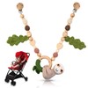 Pram Chain Wooden Baby Pram Toy Pram Chain Boy Girl