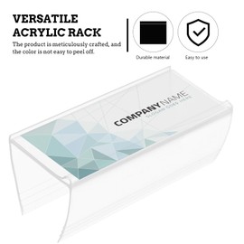 30pcs Plastic Label Holders, Shelf Tag Display Stand with Blank Labels for Supermarket, Retail, Mini Storage Bins