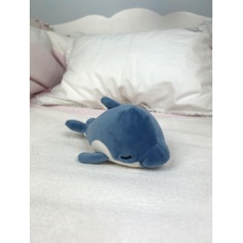 Nemu Nemu Animals 6202684 Plush Toy, Dolphin Flip, Cuddly Toy, Extra Soft and Cuddly, Soft Toy, Designed in Japan, Cuddly Cushion, Size S, 11 cm