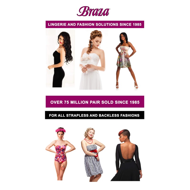 Braza - Self Adhesive Disposable Backless Strapless Bra - 20