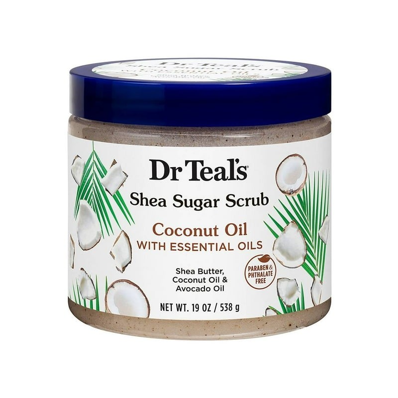Exfoliante corporal Dr. Teal's Sugar Scrub manteca de karite y