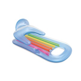 Intex King Kool Lounge Floating Swimming Pool Lounger with Headrest & Cupholder