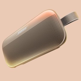Bose SoundLink Flex Portable Speaker (2nd Generation) Portable Outdoor Wireless Bluetooth Speaker with High Fidelity Audio Up to 12 Hours of Continuous Playtime, Waterproof and Dustproof, Sandstone