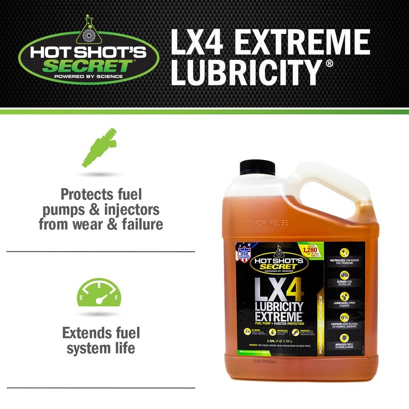 Hot Shot's Secret LX4 Lubricity Extreme 1 Gallon, Fuel Treatment