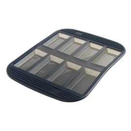 Mastrad Financier Baking Pan/Tray / Mould – Nonstick, Flexible, Durable, Dishwasher Safe, Heat Resistant, 8 Inch F42214