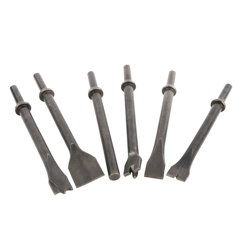 BTSHUB Pneumatic Chisel Set 9pcs Air Hammer Punch Chipping Bits