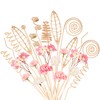 Queekay 32 Pcs Reed Diffuser Sticks Set Include 21pcs Natural