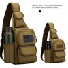 Protector Plus Tactical Sling Bag Military MOLLE Crossbody Pack Chest