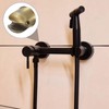 uxcell Bidet Sprayer Holder, Handheld Jet Sprayer Bracket Bidet Attachment