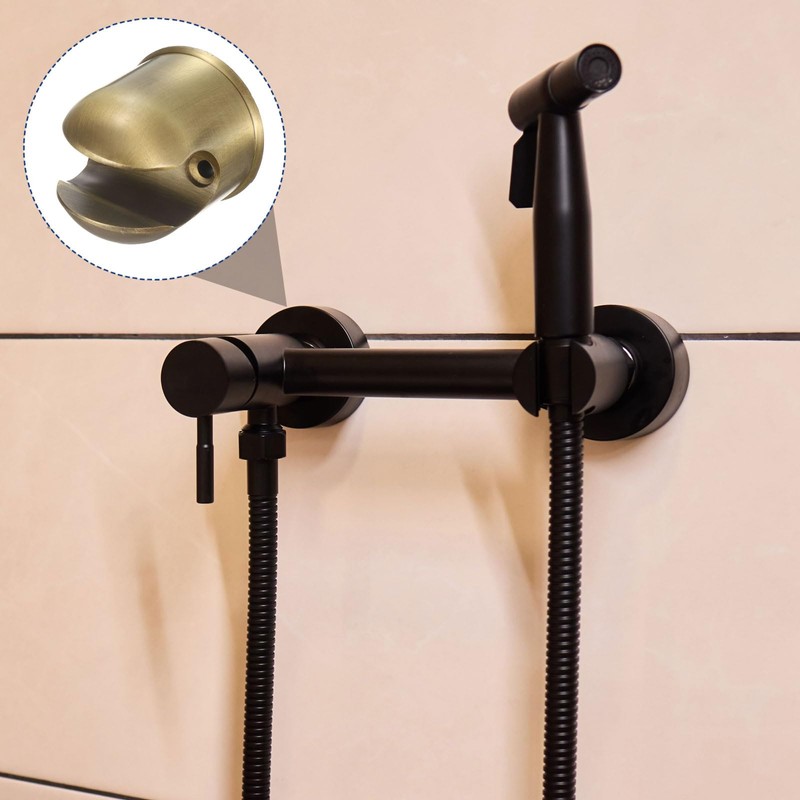 uxcell Bidet Sprayer Holder, Handheld Jet Sprayer Bracket Bidet Attachment