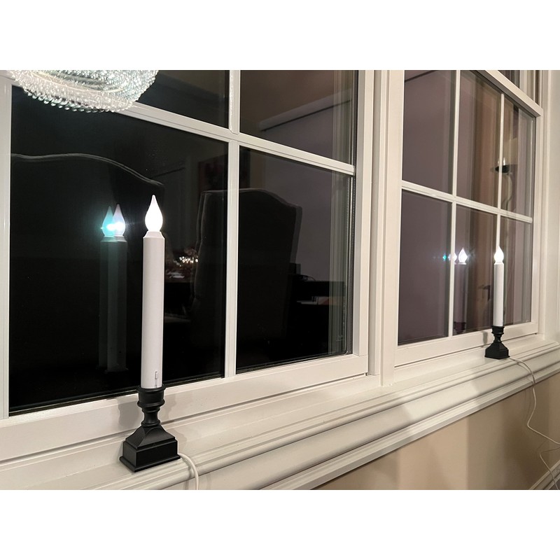 612 Vermont LED Electric Window Candles with Bright Hot Spot,