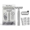 Rockwell 6C Razor, White Chrome Adjustable 6 Settings For Men