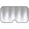 Riloer Aluminum Foil Windshield Sunshade with 2 Suction Cups, Windshield
