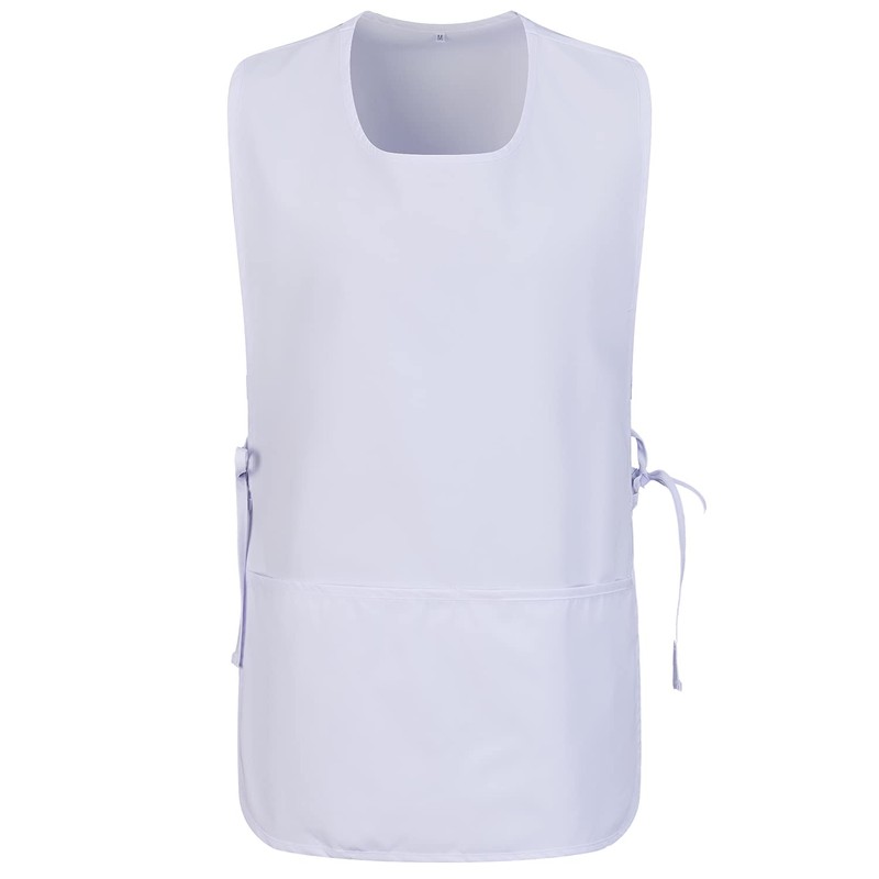 MISEMIYA KX-3301 Unisex Apron Cleaning Sanitary, White 68