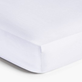 Imperial Rooms Brushed Microfibre Double Fitted Sheet 25 CM Easy Care Soft Bed Sheets Fade Resistant (White)