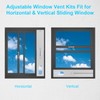 KLOLKUTTA Portable Air Conditioner Window Kit with Coupler, 5.9 Inch