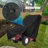COOSOO Gas Rototiller Cover 420D Oxford Heavy Duty Waterproof Rear
