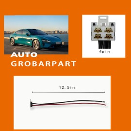 HVAC Blower Motor Resistor Connector Plug Wire harness Compatible with FORD ESCAPE EXCURSION EXPEDITION F150 MUSTANG 99-07 Compatible with NISSAN ALTIMA MAXIMA NV1500 NV2500 NV3500 95-14 973-302