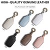 OLLEN NO-Screws Premium Leather Key Fob Cover, Fit for Toyota