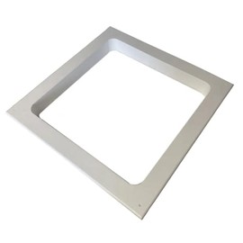 TECHVALET 16.5" x 16.5" RV Roof Vent Interior Garnish Ring Sq Corners Camper Trailer White