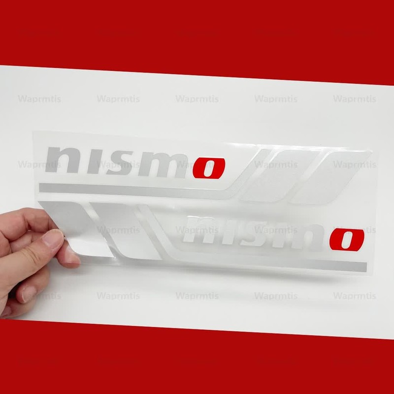 nismo body sticker fender general purpose door side rear glass