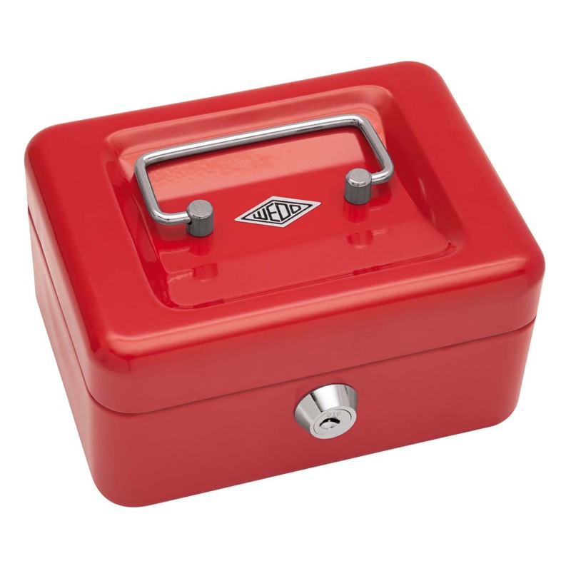 Wedo 145 102X Cash Box in Red Size 1-15.2 x