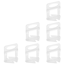 HUANR Tile Spacers, Pack of 200 Levelling System Tiles, for Perfect Joint Pattern, Joint Crosses for Tile Thickness 3-12 mm, Tile Protection with Protective Disc